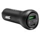 NABÍJEČKA DO AUTA SPIGEN STEADIBOOST F31QC 2-PORT CAR CHARGER PD27W/QC3.0 BLACK