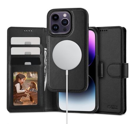 KRYT TECH-PROTECT WALLET MAGSAFE iPhone  14 Pro BLACK