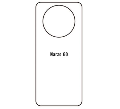 Hydrogel - matná zadní ochranná fólie - Realme Narzo 60 5G