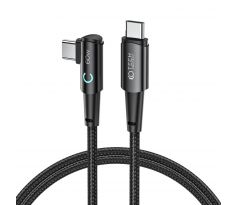 NABÍJECÍ A DATOVÝ KABEL TECH-PROTECT ULTRABOOST ”L” TYPE-C CABLE 60W/6A 100CM GREY