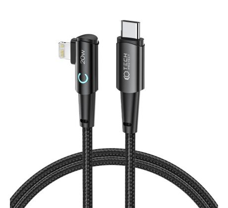 NABÍJECÍ A DATOVÝ KABEL TECH-PROTECT ULTRABOOST ”L” LIGHTNING CABLE PD20W/3A 100CM GREY