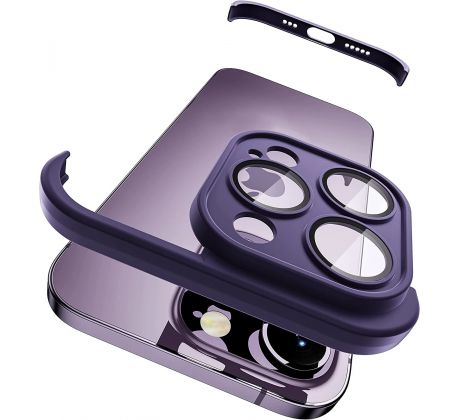 Bumper s ochranou zadní kamery - iPhone 12 Pro  fialový