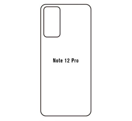 Hydrogel - zadní ochranná fólie - Xiaomi Redmi Note 12 Pro 4G