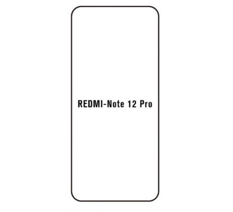 Hydrogel - ochranná fólie - Xiaomi Redmi Note 12 Pro 4G