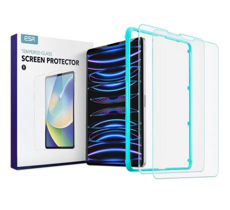 OCHRANNÉ TVRZENÉ SKLO ESR TEMPERED GLASS 2-PACK iPad Pro 12.9 2020 / 2021 / 2022 CLEAR