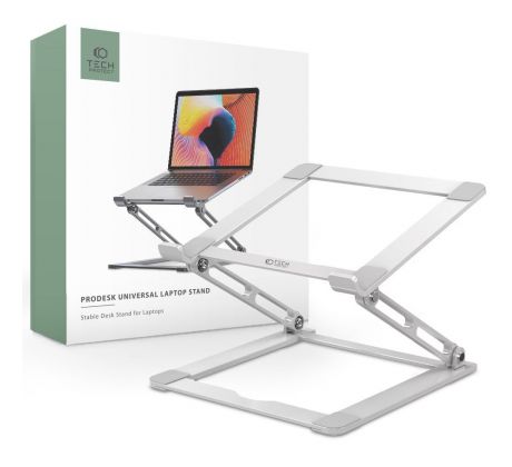 STOJAN/DRŽÁK NA NOTEBOOK TECH-PROTECT PRODESK UNIVERSAL LAPTOP STAND SILVER