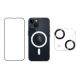 3PACK - Hydrogel + Crystal Air kryt s MagSafe + ochranné sklíčko kamery pro iPhone 13 mini