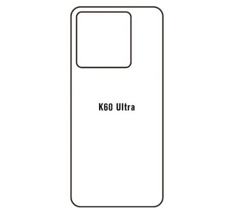 Hydrogel - matná zadní ochranná fólie - Xiaomi Redmi K60 Ultra