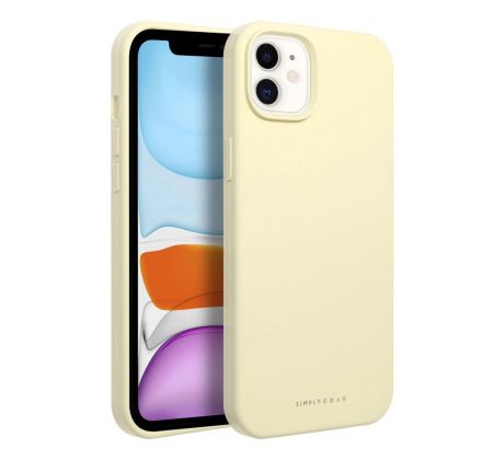 Roar Cloud-Skin Case -  iPhone 11 Light žlutý