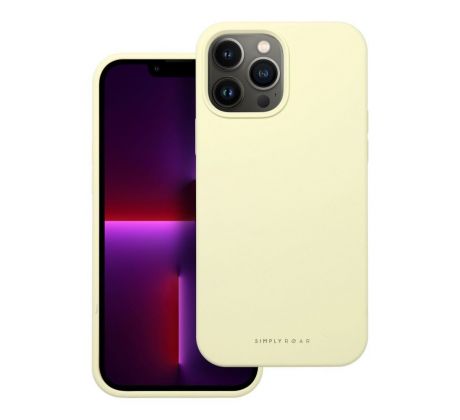 Roar Cloud-Skin Case -  iPhone 13 Pro Max Light žlutý
