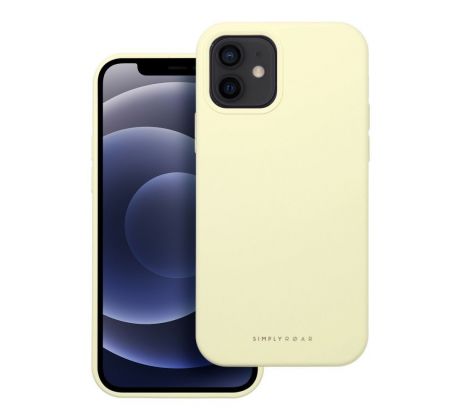 Roar Cloud-Skin Case -  iPhone 12 Light žlutý