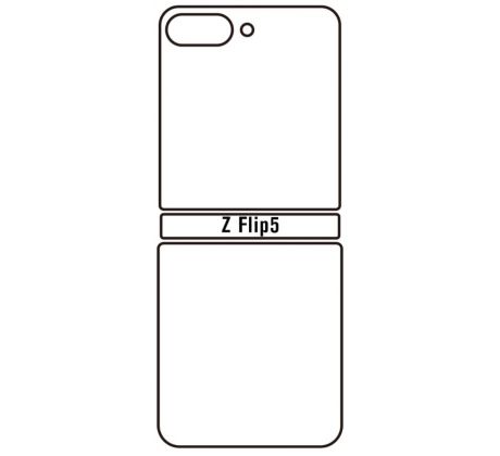 Hydrogel - zadní ochranná fólie - Samung Galaxy Z Flip 5