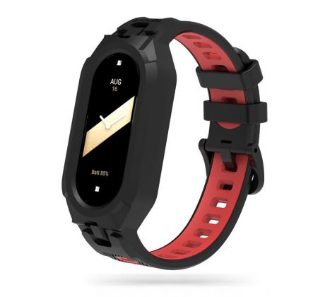 ŘEMÍNEK TECH-PROTECT ARMOUR XIAOMI SMART BAND 8 / 8 NFC BLACK/RED