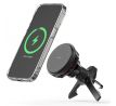 DRŽÁK DO AUTA S BEZDRÁTOVÝM NABÍJENÍM RINGKE PELTIER MAGNETIC MAGSAFE VENT CAR MOUNT WIRELESS CHARGER BLACK