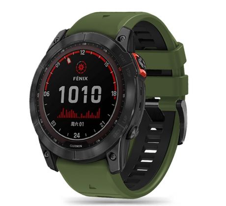 ŘEMÍNEK TECH-PROTECT ICONBAND PRO GARMIN FENIX 3 / 5X / 3HR / 5X Plus / 6X / 6X PRO / 7X ARMY GREEN/BLACK