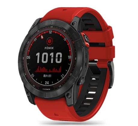 ŘEMÍNEK TECH-PROTECT ICONBAND PRO GARMIN FENIX 3 / 5X / 3HR / 5X Plus / 6X / 6X PRO / 7X RED/BLACK