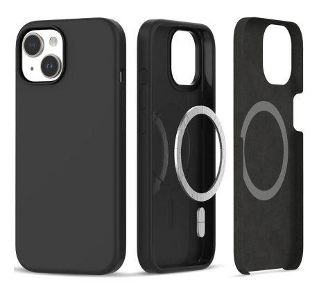KRYT TECH-PROTECT SILICONE MAGSAFE iPhone 15 MATTE BLACK