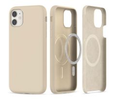 KRYT TECH-PROTECT SILICONE MAGSAFE iPhone 11 BEIGE