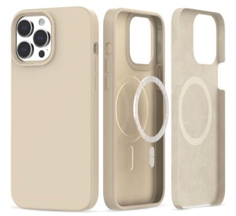 KRYT TECH-PROTECT SILICONE MAGSAFE iPhone 13 Pro BEIGE
