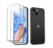 2KS V BALENÍ, SET 2 OCHRANNÝCH SKEL ESR TEMPERED GLASS 2-PACK iPhone 15 BLACK