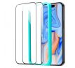 2KS V BALENÍ, SET 2 OCHRANNÝCH SKEL ESR TEMPERED GLASS 2-PACK iPhone 15 BLACK