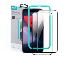 OCHRANNÉ TVRZENÉ SKLO ESR TEMPERED GLASS 2-PACK iPhone 15 Pro BLACK