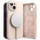 KRYT RINGKE SILICONE MAGNETIC MAGSAFE iPhone 15 PINK SAND