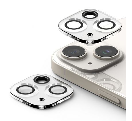 2KS V BALENÍ, SET 2 SKEL ZADNÍ KAMERY RINGKE CAMERA PROTECTOR 2-PACK iPhone 15 / 15 Plus CLEAR