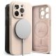 KRYT RINGKE SILICONE MAGNETIC MAGSAFE iPhone 15 Pro PINK SAND