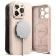 KRYT RINGKE SILICONE MAGNETIC MAGSAFE iPhone 15 Pro Max PINK SAND