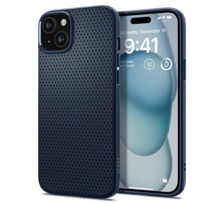 KRYT SPIGEN LIQUID Air iPhone 15 NAVY BLUE