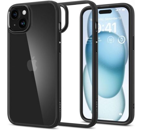 KRYT SPIGEN ULTRA HYBRID iPhone 15 MATTE BLACK