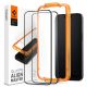 2KS V BALENÍ, SET 2 OCHRANNÝCH SKEL SPIGEN ALM GLASS FC 2-PACK iPhone 15 BLACK