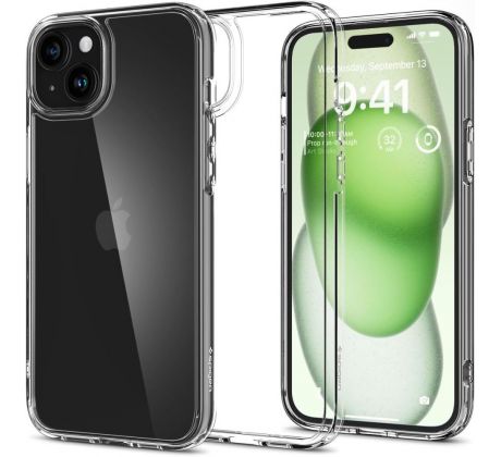 KRYT SPIGEN ULTRA HYBRID iPhone 15 Plus CRYSTAL CLEAR