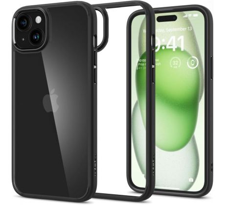 KRYT SPIGEN ULTRA HYBRID iPhone 15 Plus MATTE BLACK