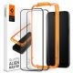 OCHRANNÉ TVRZENÉ SKLO SPIGEN ALM GLASS FC 2-PACK iPhone 15 Pro BLACK