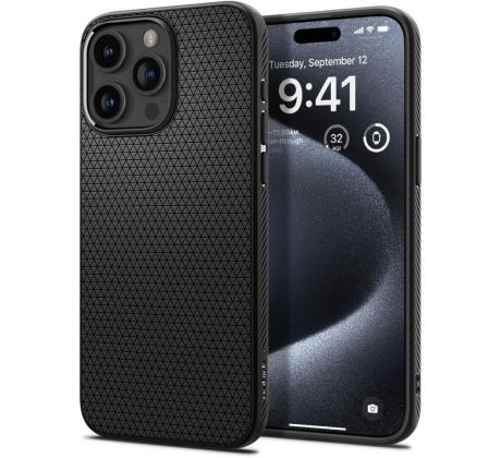 KRYT SPIGEN LIQUID Air iPhone 15 Pro MATTE BLACK