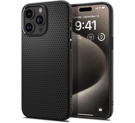 KRYT SPIGEN LIQUID Air iPhone 15 Pro Max MATTE BLACK