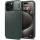 KRYT SPIGEN OPTIK ARMOR MAG MAGSAFE iPhone 15 Pro Max ABYSS GREEN