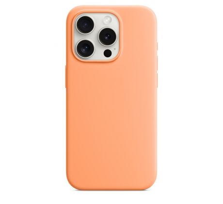 iPhone 15 Pro Silicone Case s MagSafe - Orange Sorbet