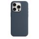 iPhone 15 Pro Silicone Case s MagSafe - Storm Blue
