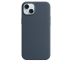iPhone 15 Silicone Case s MagSafe - Storm Blue