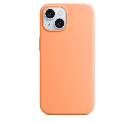 iPhone 15 Silicone Case s MagSafe - Orange Sorbet