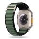 ŘEMÍNEK TECH-PROTECT NYLON PRO APPLE WATCH 4 / 5 / 6 / 7 / 8 / 9 / SE / ULTRA 1 / 2 (42 / 44 / 45 / 49 MM) BLACK / MILITARY GREEN