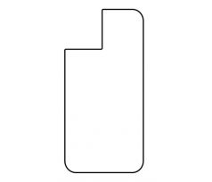 Hydrogel - zadní ochranná fólie - iPhone 12 mini, typ výřezu 3