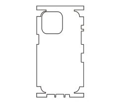 Hydrogel - matná zadní ochranná fólie - iPhone 15 Pro Max