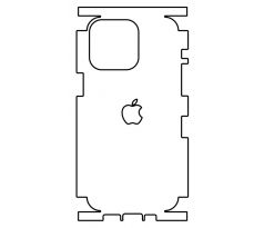 Hydrogel - matná zadní ochranná fólie - iPhone 15 Pro Max