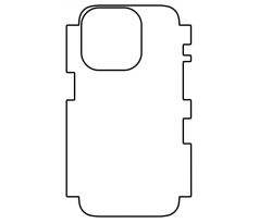 Hydrogel - matná zadní ochranná fólie - iPhone 15 Pro 