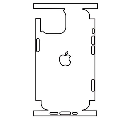 Hydrogel - matná zadní ochranná fólie - iPhone 15