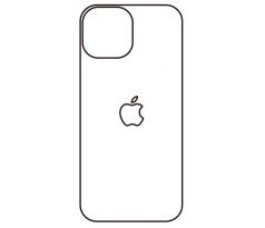 Hydrogel - matná zadní ochranná fólie - iPhone 15  